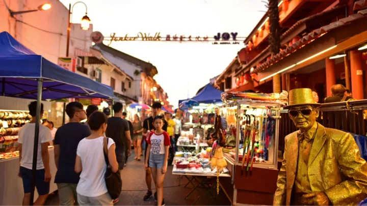 Khu phố cổ Jonker (Jonker Walk) tại Malaysia