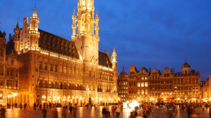 Thành phố Lille, Pháp về đêm