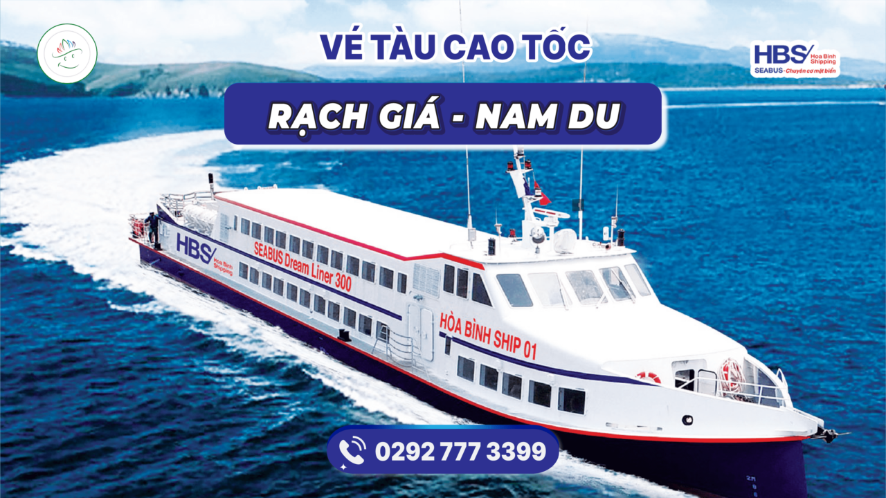 Vé tàu Rạch Giá Nam Du