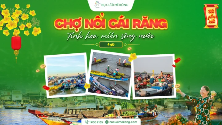 Tour Chợ Nổi Cái Răng cao cấp Tết 2026