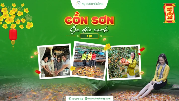 Tour Cồn Sơn Cần Thơ, ốc đảo xanh sông Hậu