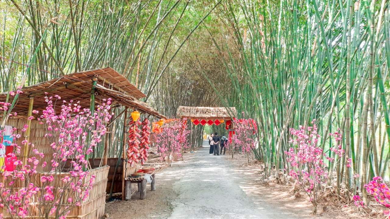 Ảnh Tết ở Bamboo Garden