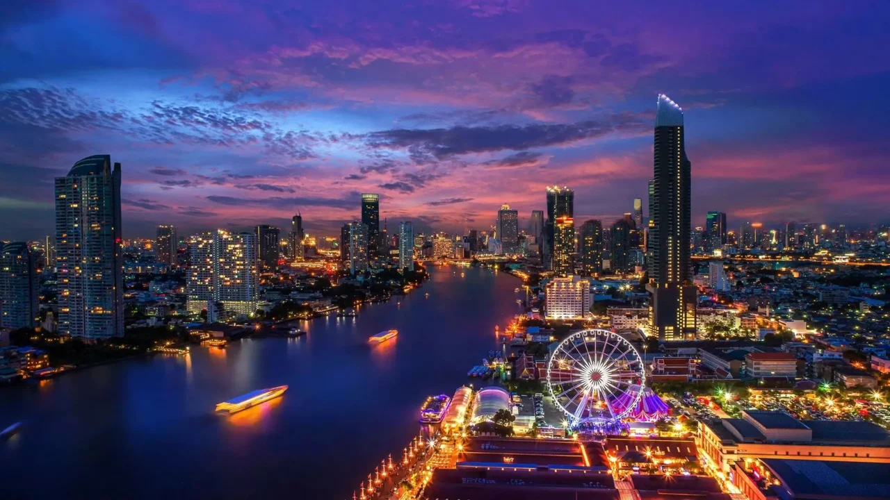 Bangkok lung linh về đêm