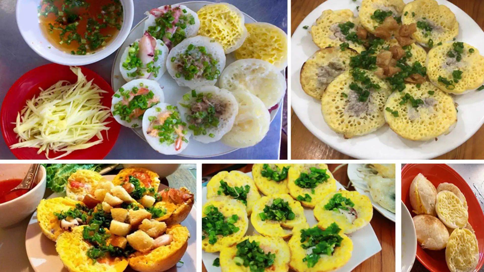 Đặc sản bánh căn tại Hòn Chồng