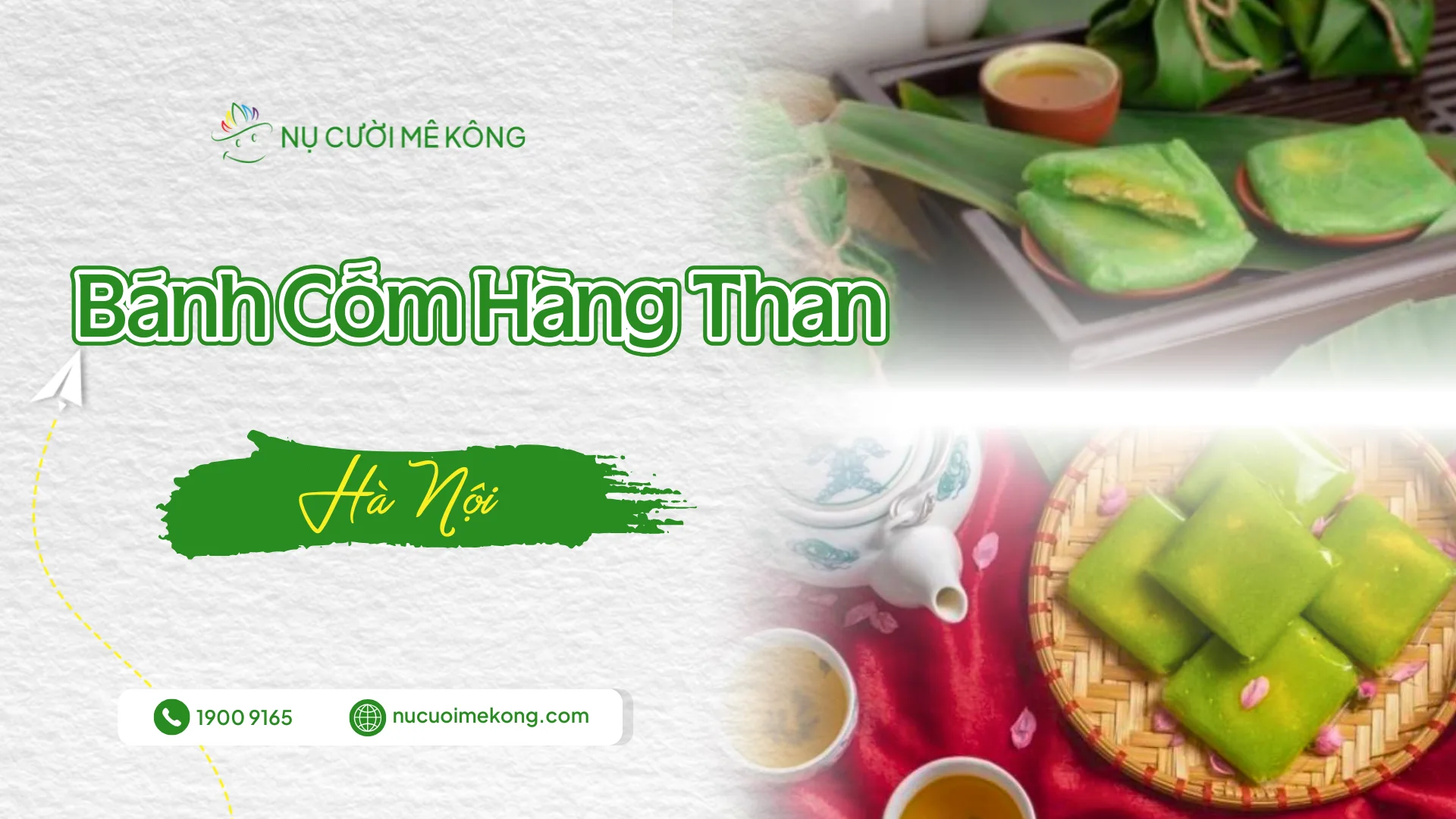 Thưởng thức bánh cốm Hàng Than