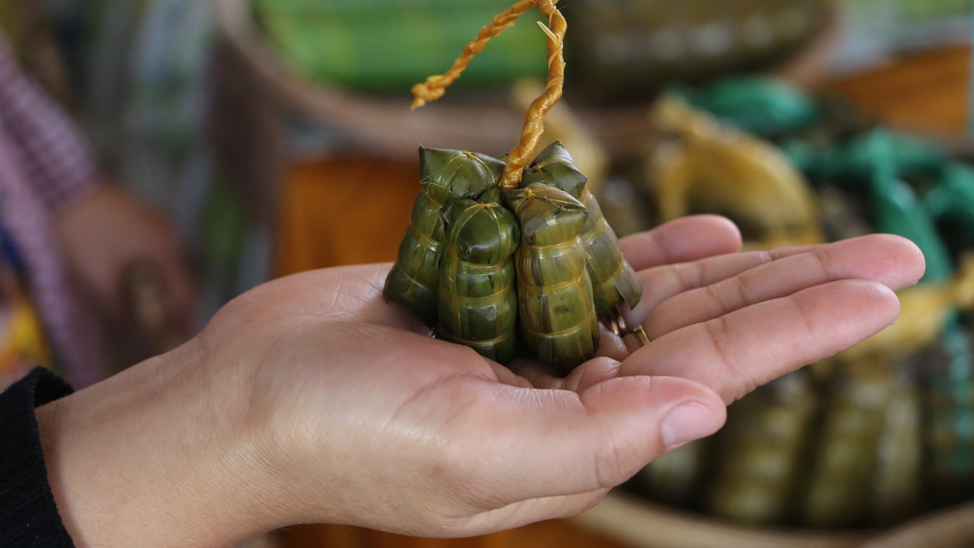 Món bánh tét tí hon độc đáo