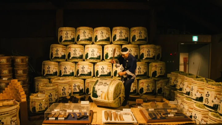 Tham quan bảo tàng rượu sake truyền thống khi đi tour Tokyo Osaka