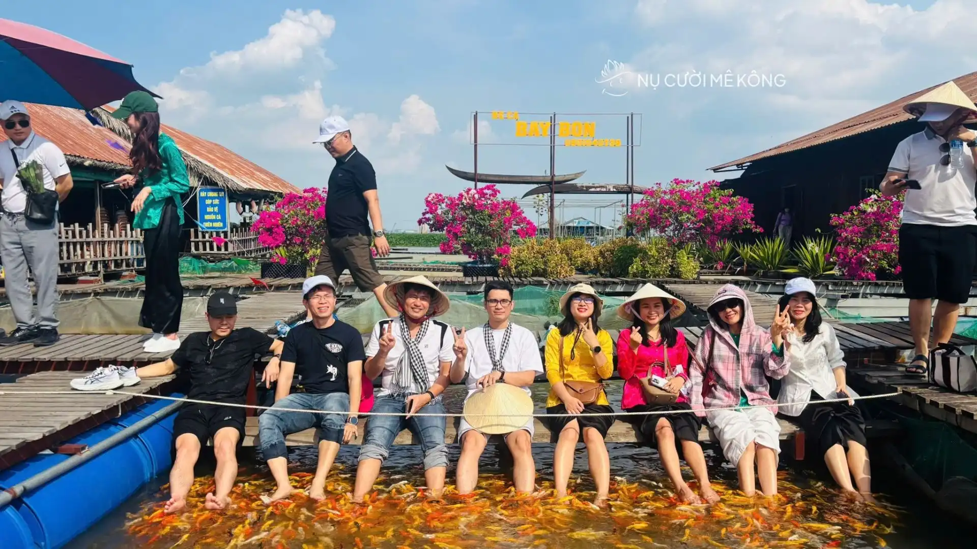 Bè cá Bảy Bon Cồn Sơn Cần Thơ tour đoàn