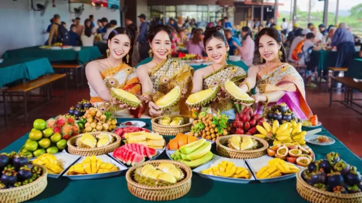 Buffet trái cây tại Suanthai Pattaya – tour Bangkok Pattaya từ TPHCM
