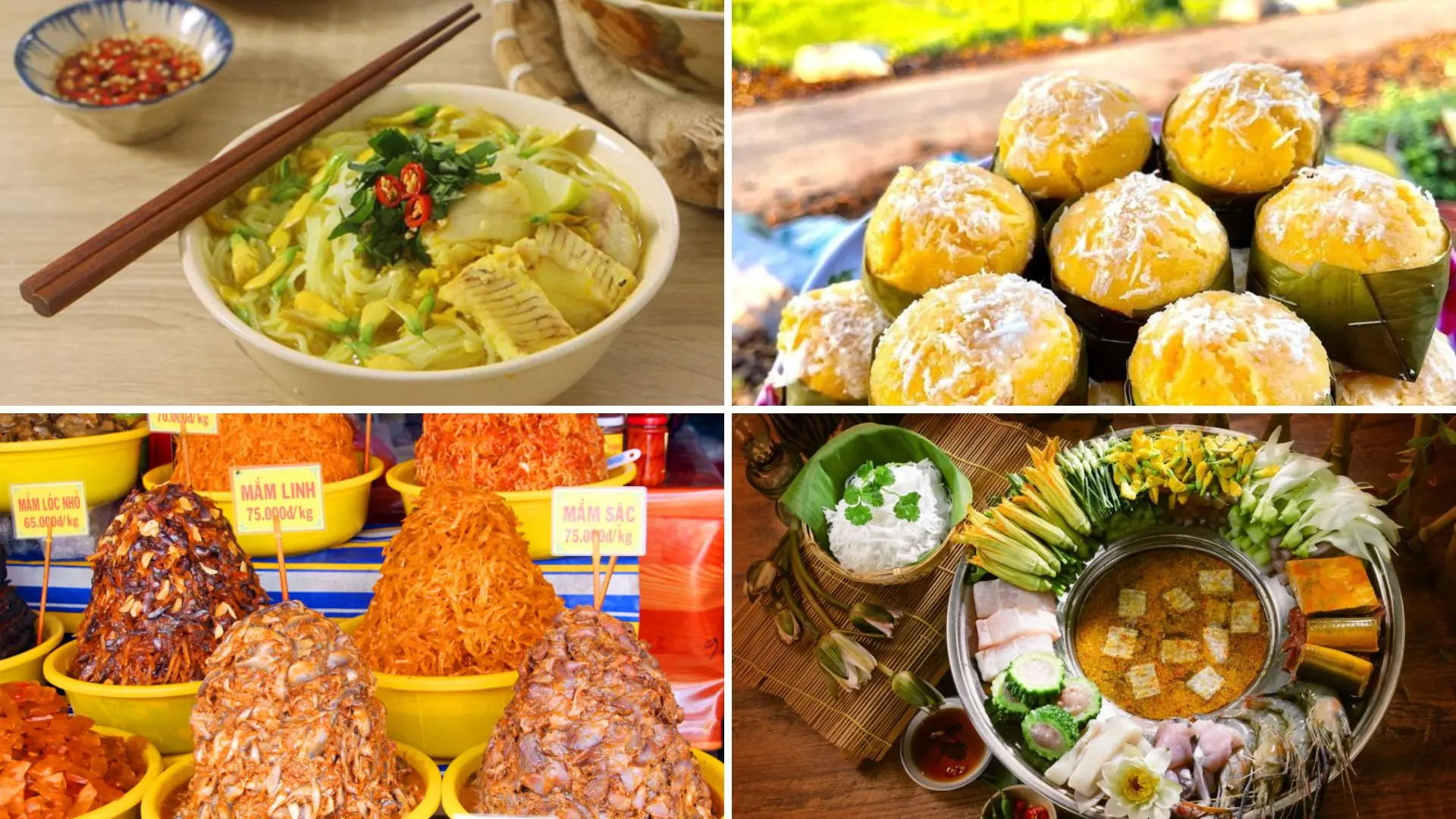 Các món ăn nên thử khi đến Chùa Hang Châu Đốc An Giang
