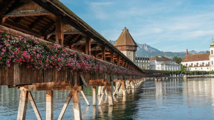 Cầu Chapel tại Thụy Sĩ