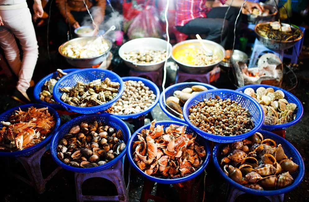 Chợ hải sản Hồ Tràm Vũng Tàu