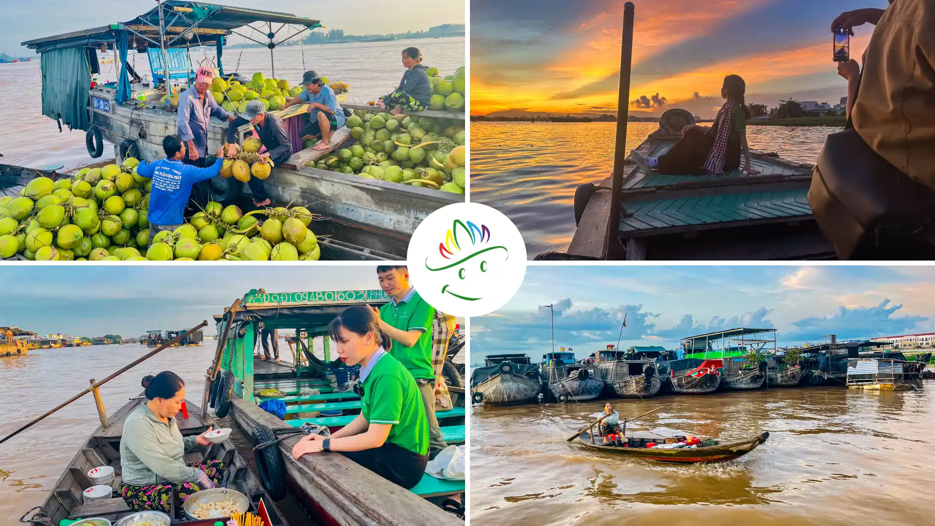 Chợ nổi Long Xuyên – nét văn hóa sông nước trong du lịch An Giang