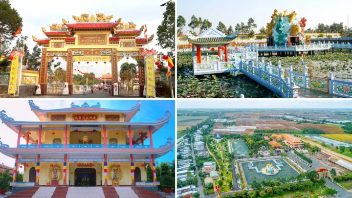 Không gian yên tĩnh chùa huỳnh đạo