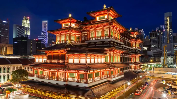 Chùa Răng Phật Singapore tại khu Chinatown