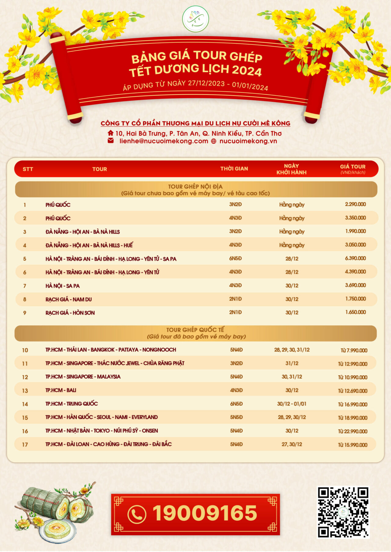 Chum Tour Tet Duong Lich 2024