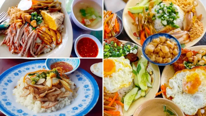 thưởng thức đặc sản cơm tấm long xuyên an giang