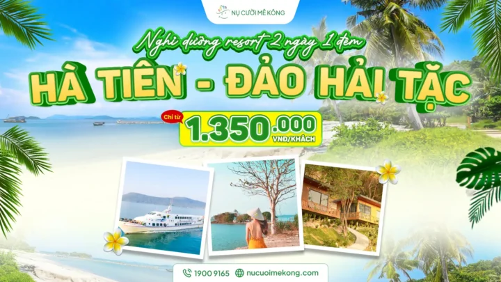 Combo Đảo Hải Tặc 2 ngày 1 đêm ở Nụ Cười Mê Kông