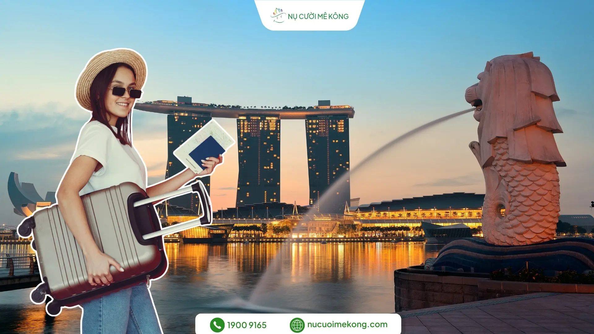 Đặt combo du lịch Singapore tại Nụ Cười Mê Kông d