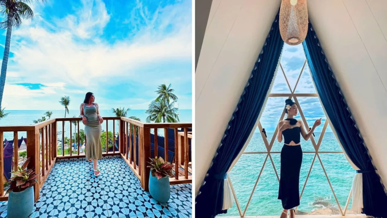 Góc view biển cực đẹp để chụp ảnh tại resort cao cấp Fly Up