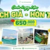 combo hòn tre 2 ngày 1 đêm trọn gói ở Nụ Cười Mê Kông