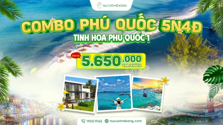 Combo nghỉ dưỡng Phú Quốc tại Nụ Cười Mê Kông