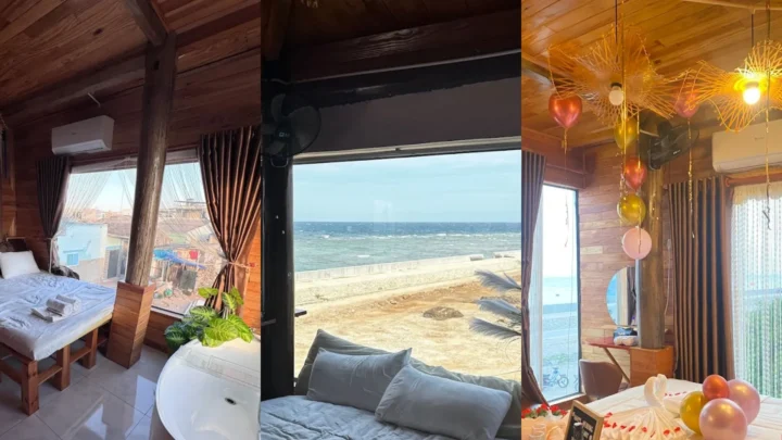 Không gian phòng nghỉ sang trọng và hiện đại tại Oceanside Villa