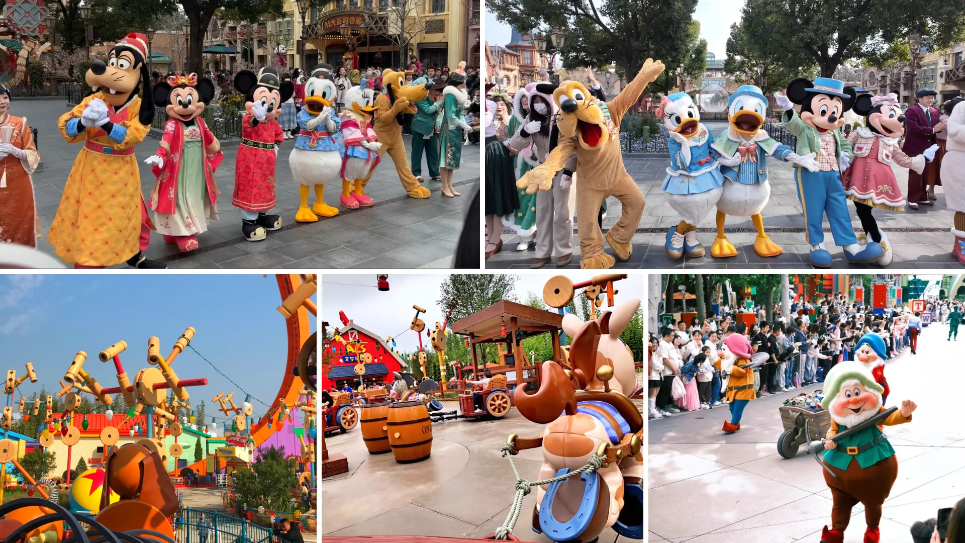 Disneyland Shanghai, nơi hóa thân các nhân vật hoạt hình nổi tiếng, không khí thật vui nhộn và đầy màu sắc