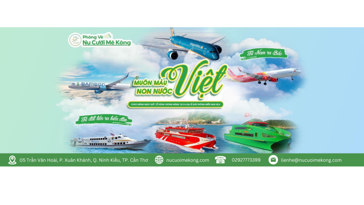 Công ty du lịch Nụ Cười Mê Kông chuyên vé tàu cao tốc Hà Tiên đi Phú Quốc