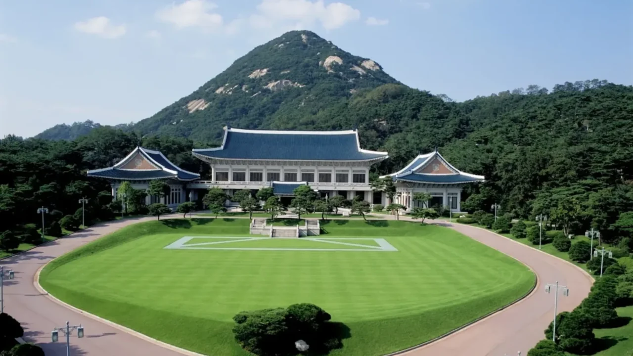 Dinh Tổng thống Blue House – điểm tham quan trong Tour Seoul Nami Everland