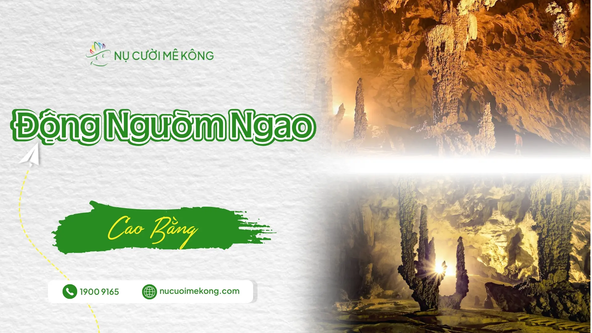 Động Ngườm Ngao là kiệt tác thiên nhiên