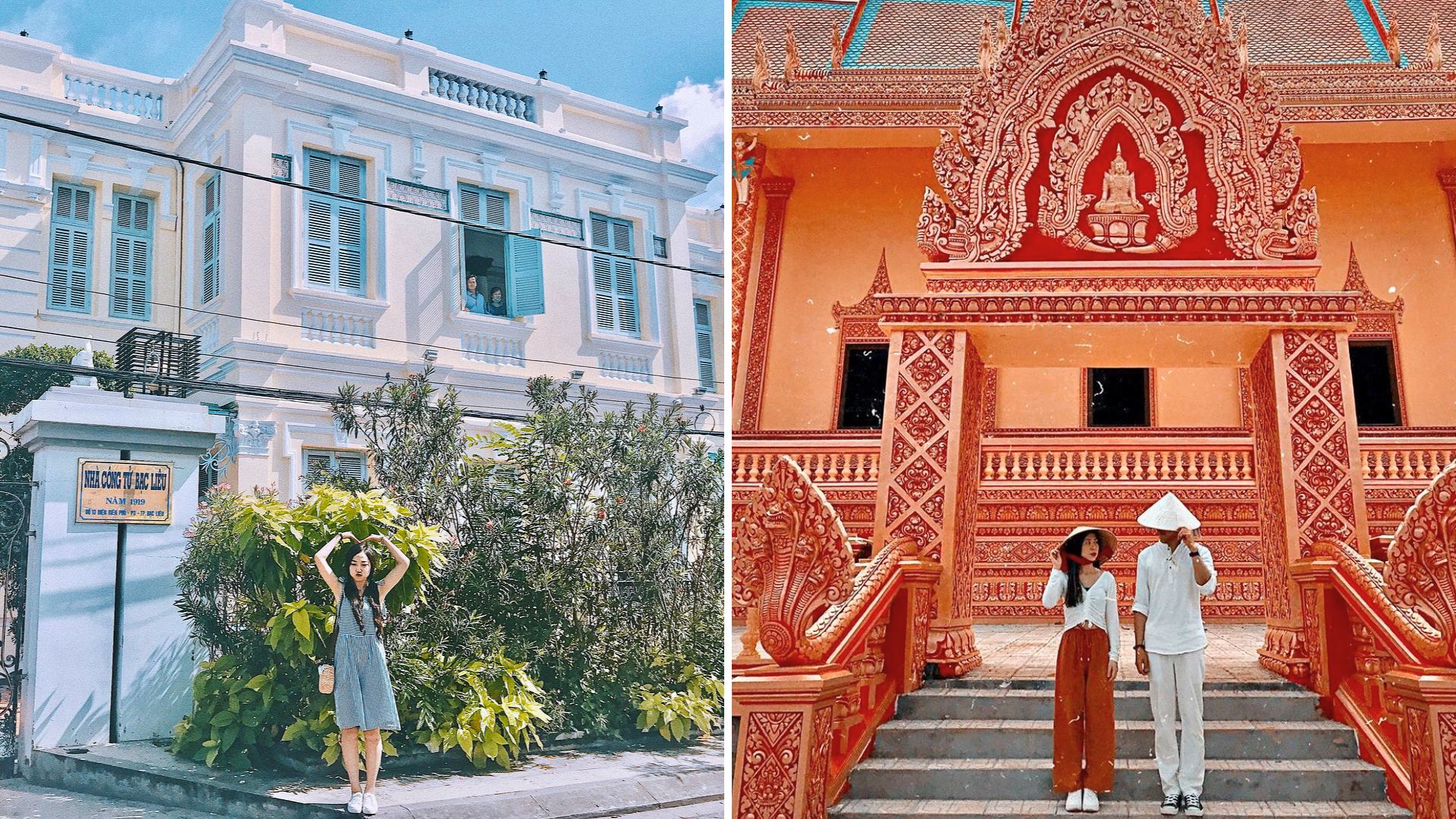 Những bức hình check-in đẹp lung linh khi du lịch Bạc Liêu