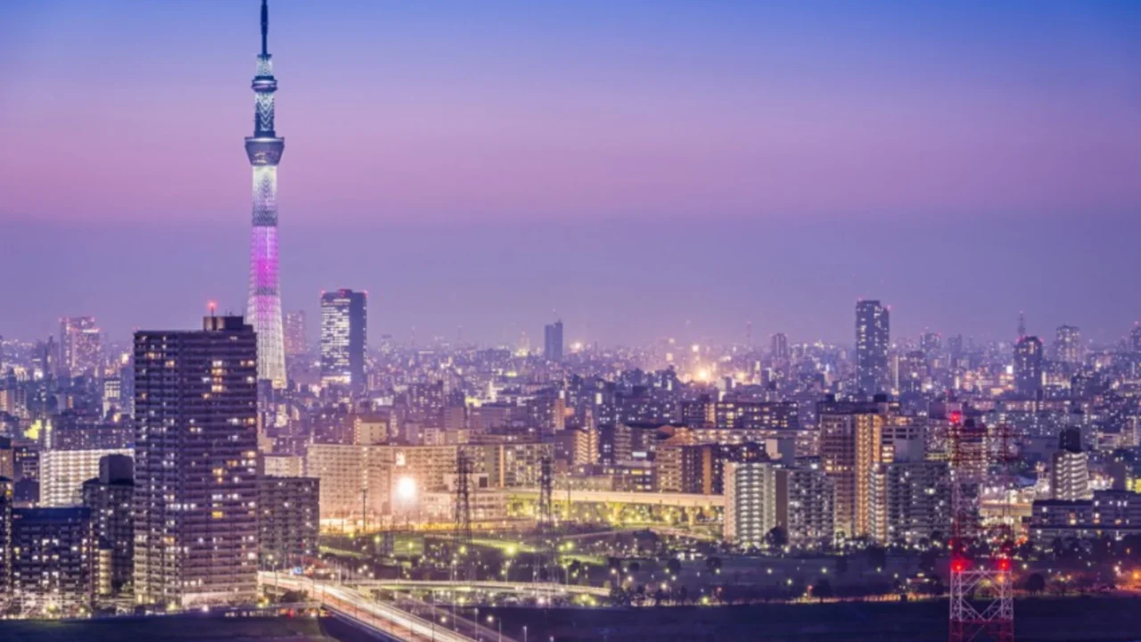 Tháp Tokyo Sky Tree trong tour Nhật Bản 5 ngày 4 đêm