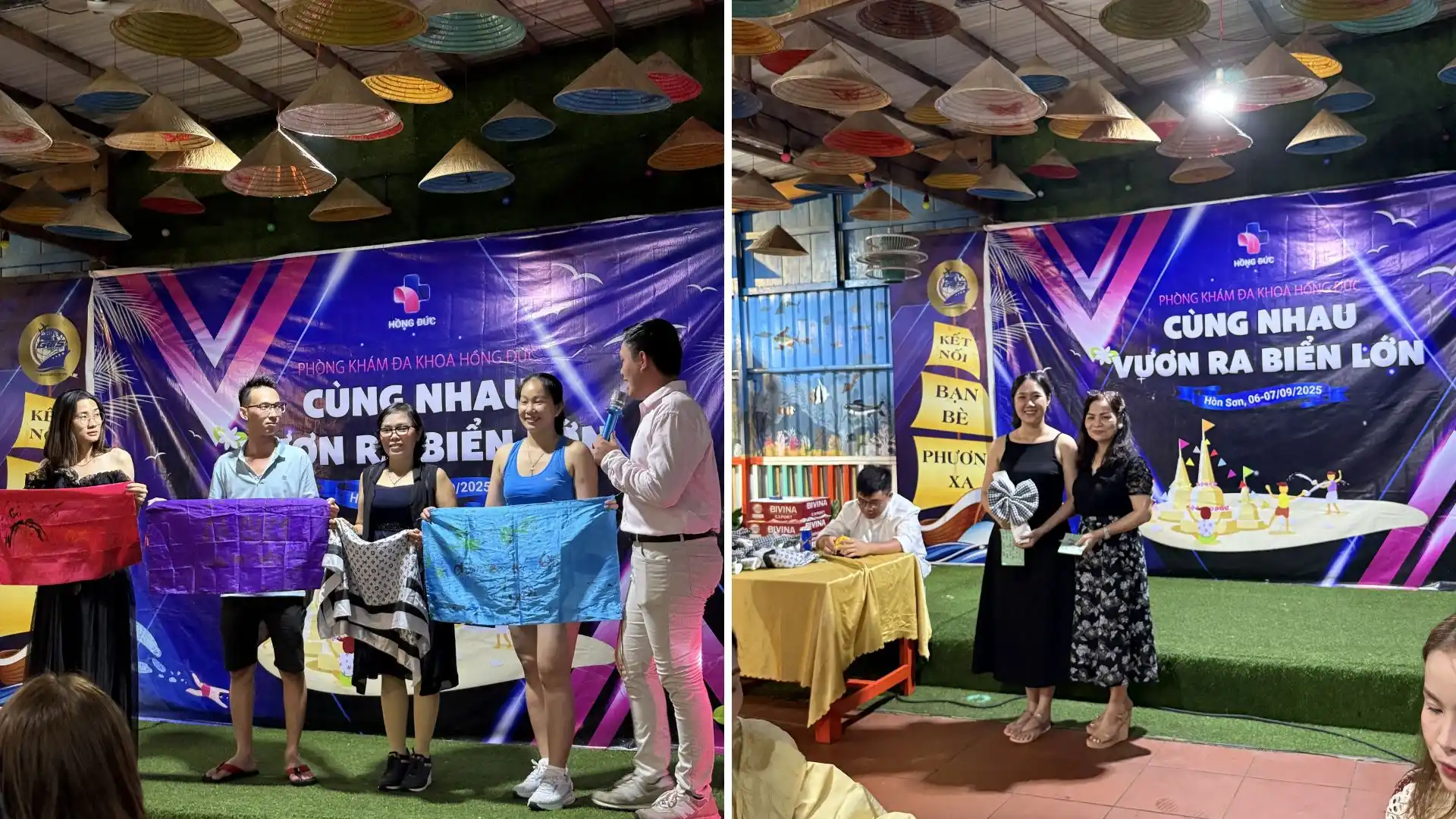 đi tour với gala dinner ý nghĩa là thông lệ hàng năm của Phòng Khám Đa Khoa Hồng Đức