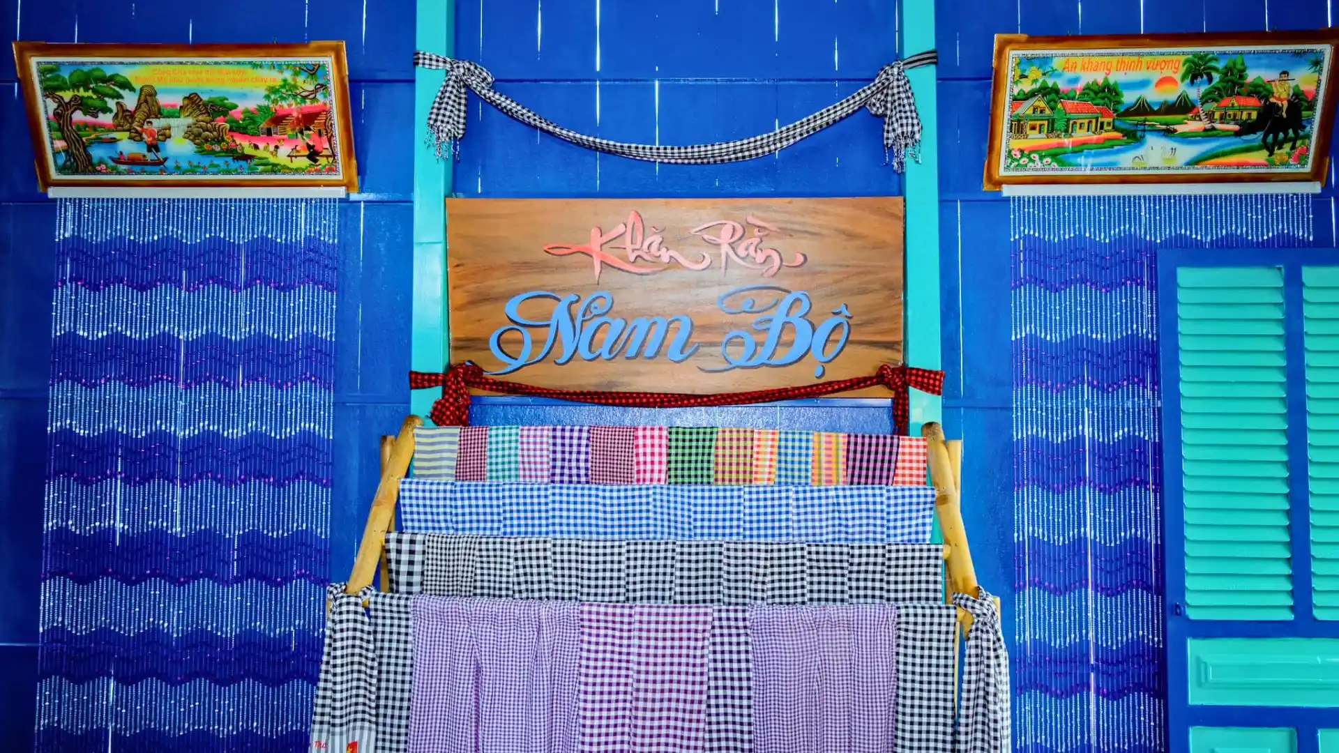 không gian mang đậm chất văn hoá nam bộ tại căn nàh màu tím cần thơ