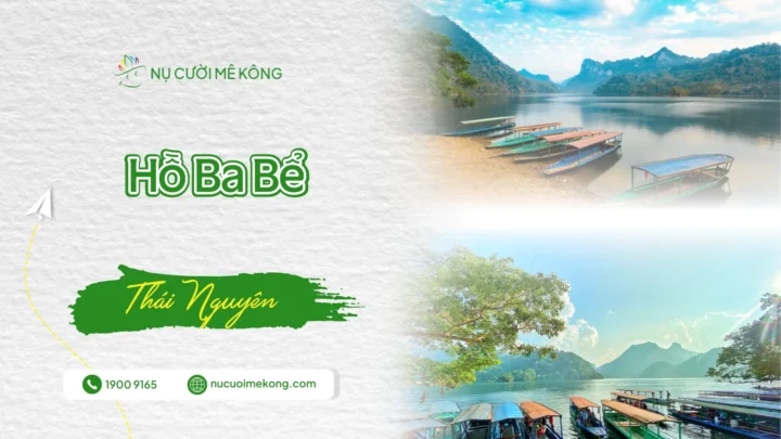 Hồ Ba Bể với mặt nước trong xanh