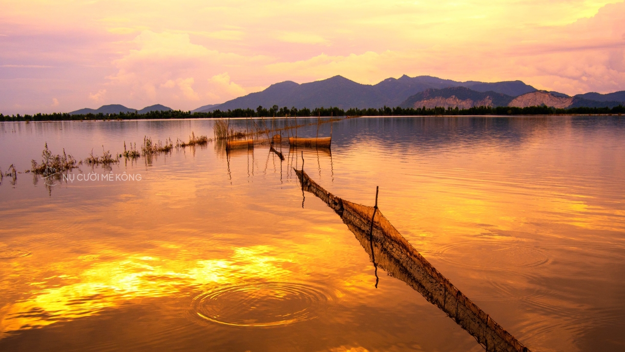 hoàng hôn an giang