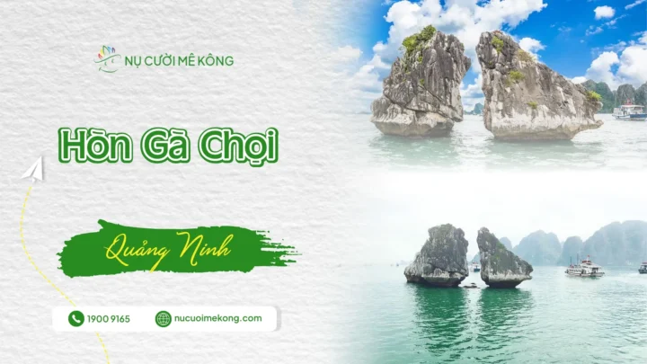 Hòn Gà Chọi có hình dáng đặc trưng