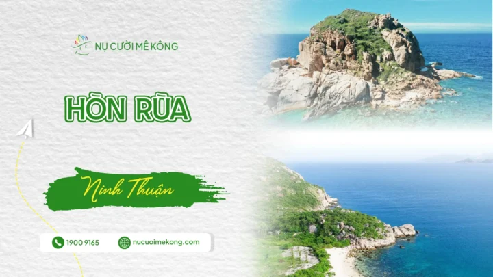 Hòn Rùa nằm giữa vịnh Vĩnh Hy