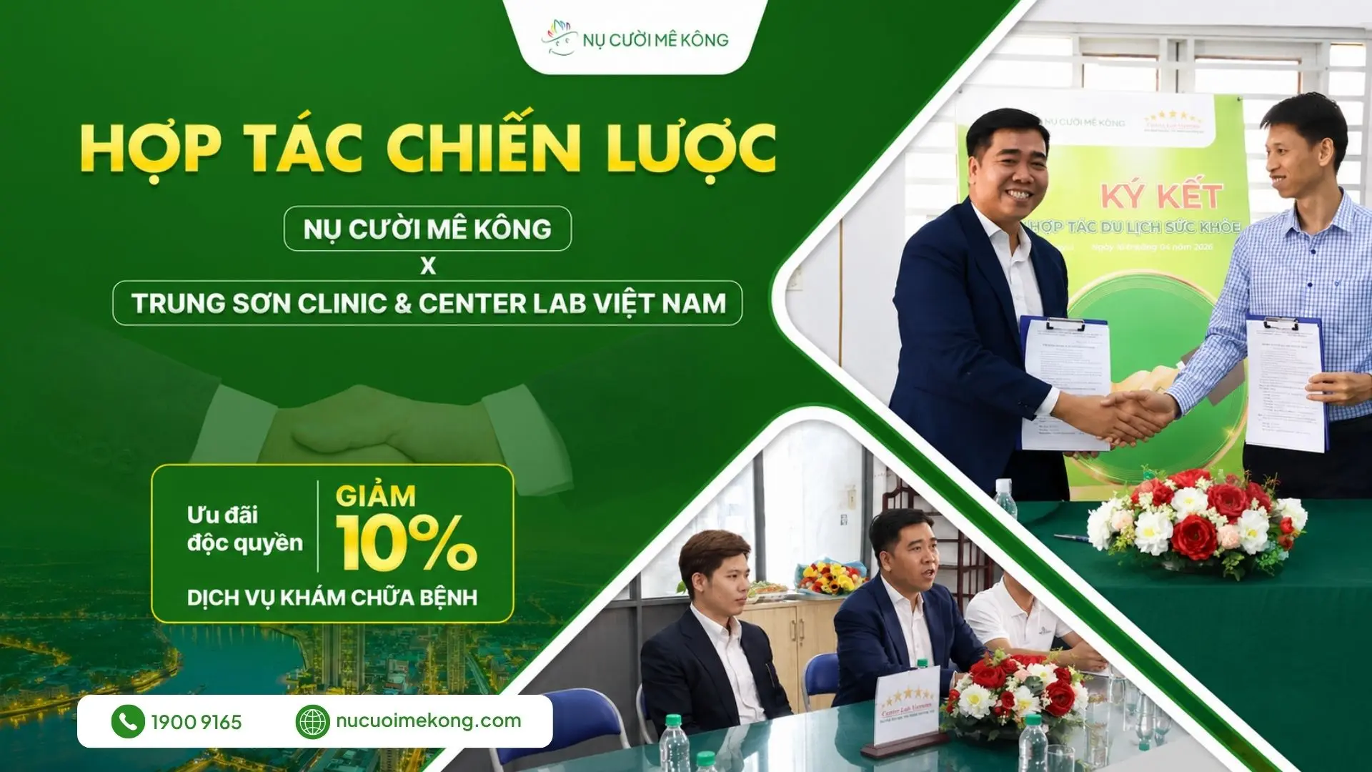 Nụ Cười Mê Kông hợp tác Trung Sơn Clinic cần thơ