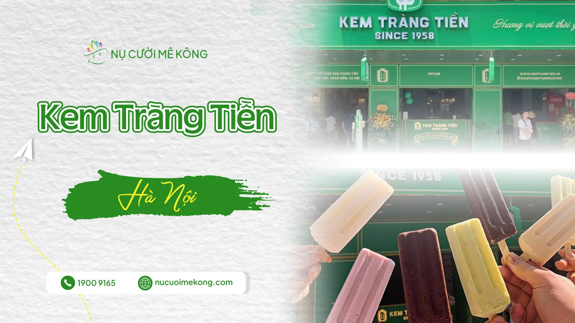 Thưởng thức món ngon Kem Tràng Tiền