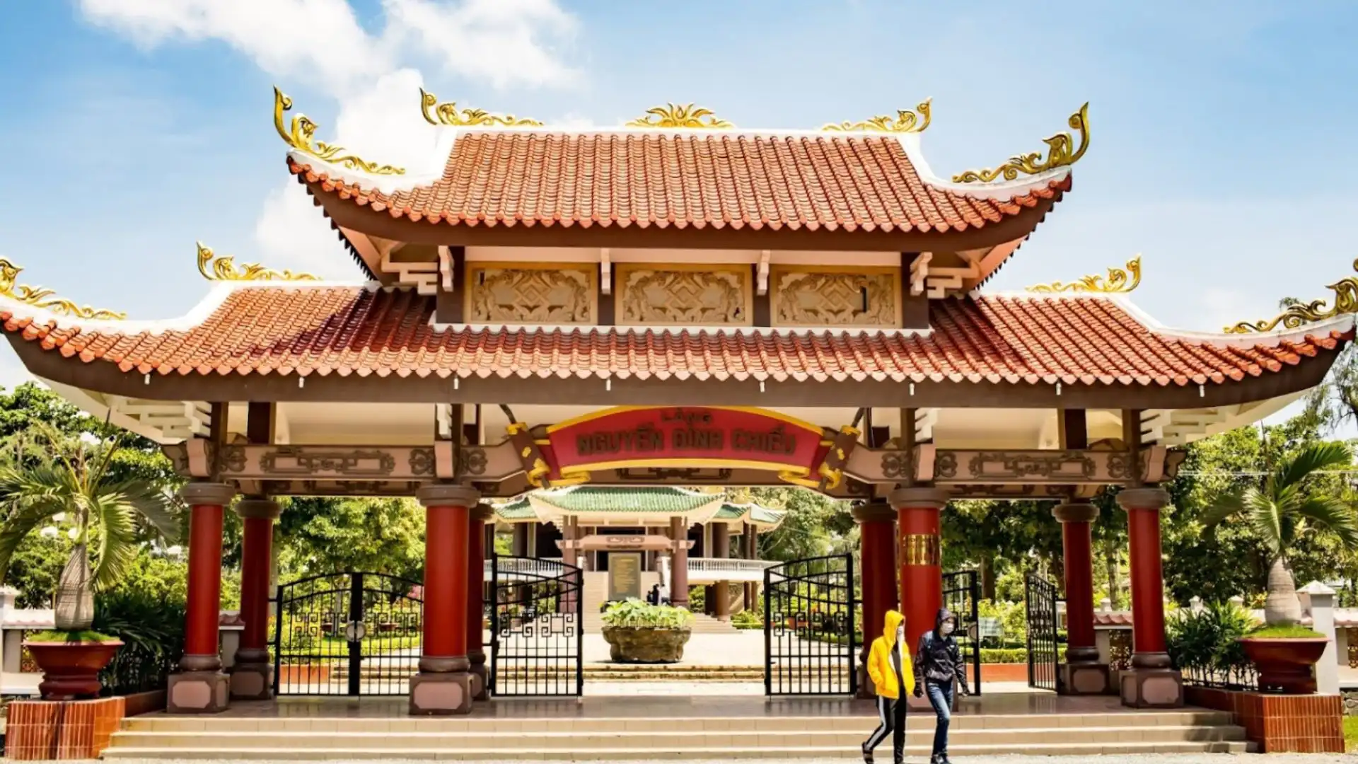 Khu lưu niệm Nguyễn Đình Chiểu tại khu vực Bến Tre cũ, tỉnh Vĩnh Long