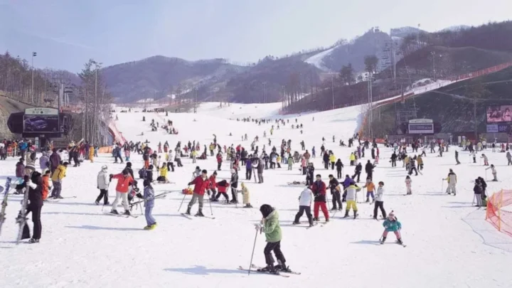 Khu trượt tuyết Elysian Gangchon tại Hàn Quốc