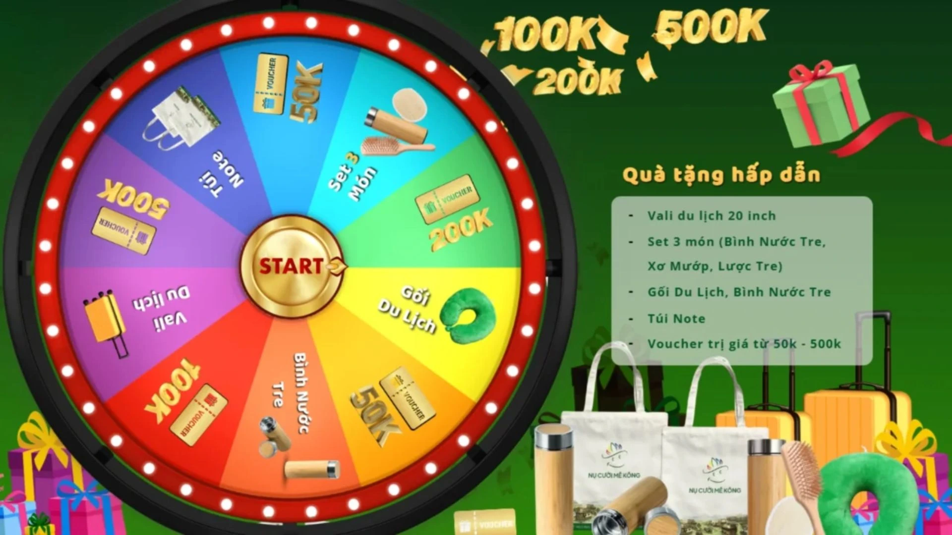 Banner khuyến mãi tour hè của Nụ Cười Mê Kông tặng kèm Esim du lịch