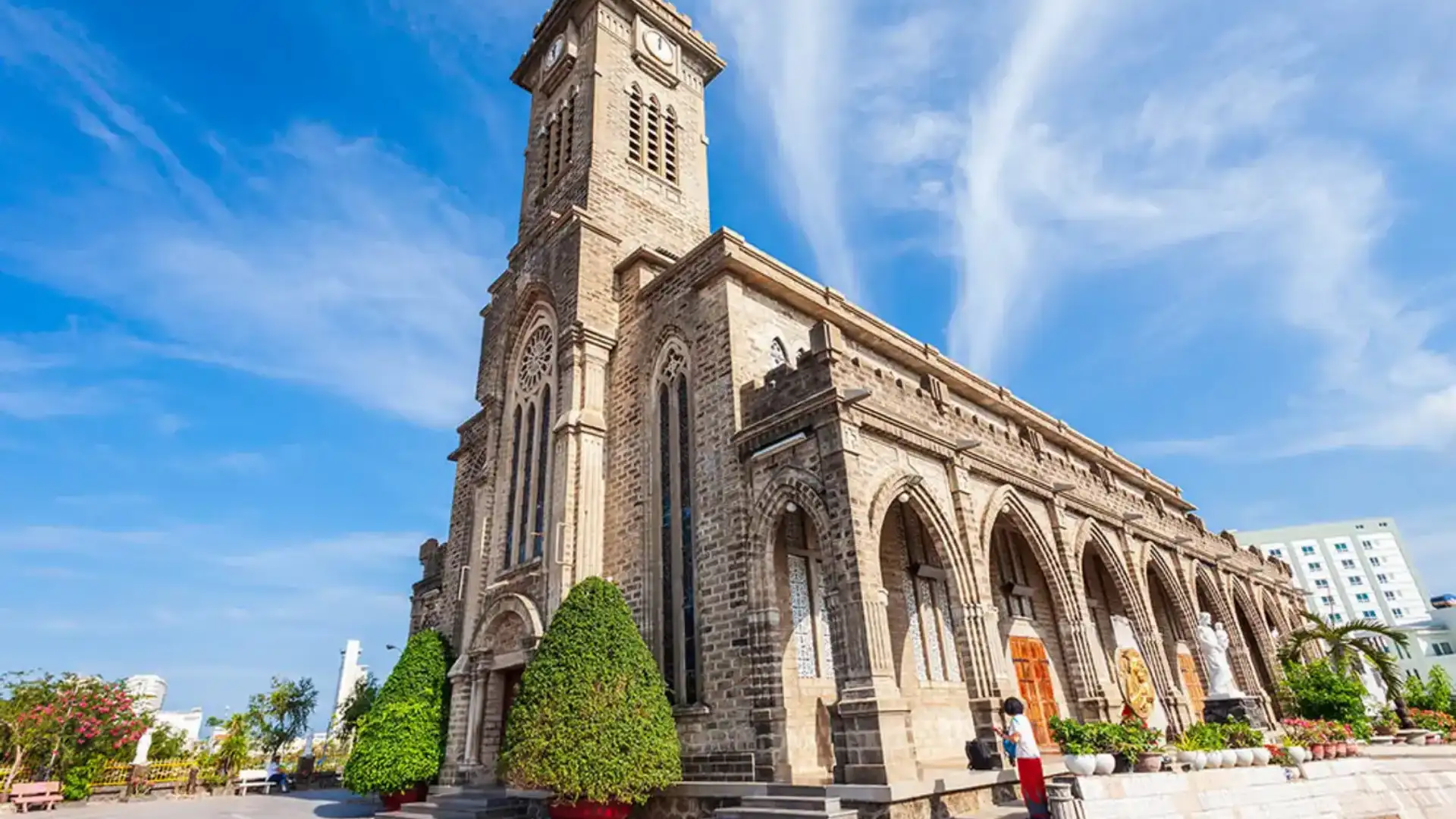 Kiến trúc giả đá tại Nhà thờ Núi Nha Trang