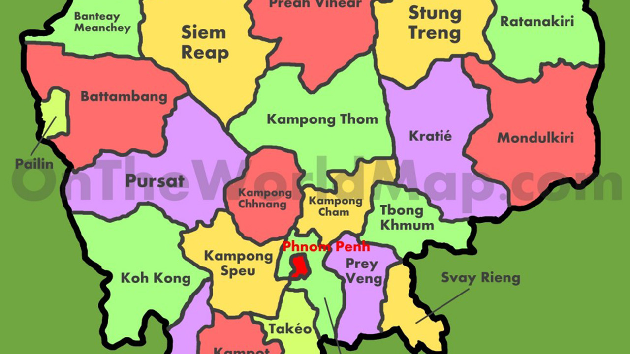 Bản đồ Campuchia