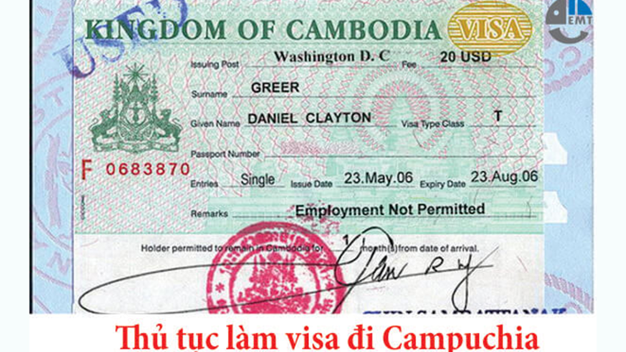 Đi Campuchia có cần visa không? 