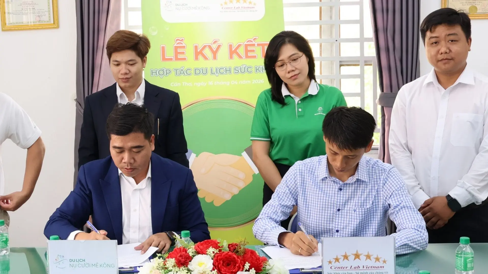 nụ cười mê kông ký kết hợp tác du lịch sức khỏe cùng trung sơn Clinic cần thơ