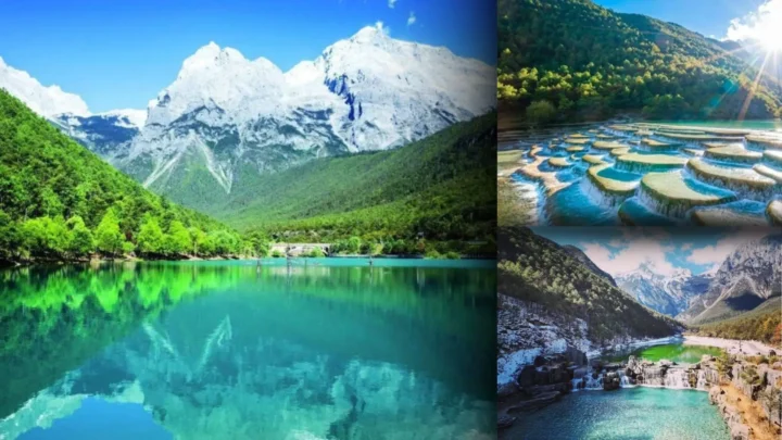 Lam Nguyệt Cốc (Bạch Thủy Hà) tại Lệ Giang, Trung Quốc