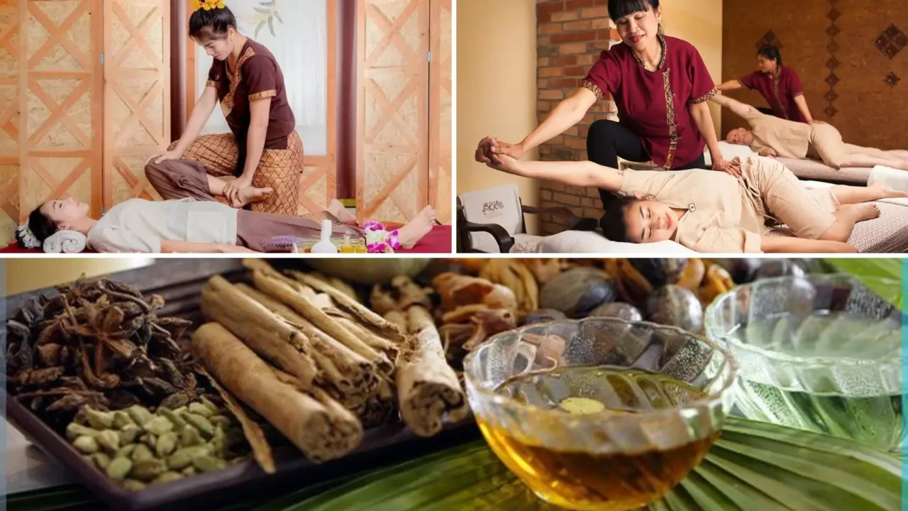 Massage Thái Lan cổ truyền Nghệ thuật thư giãn đặc trưng của Thái Lan, kết hợp bấm huyệt và kéo giãn cơ thể giúp phục hồi năng lượng